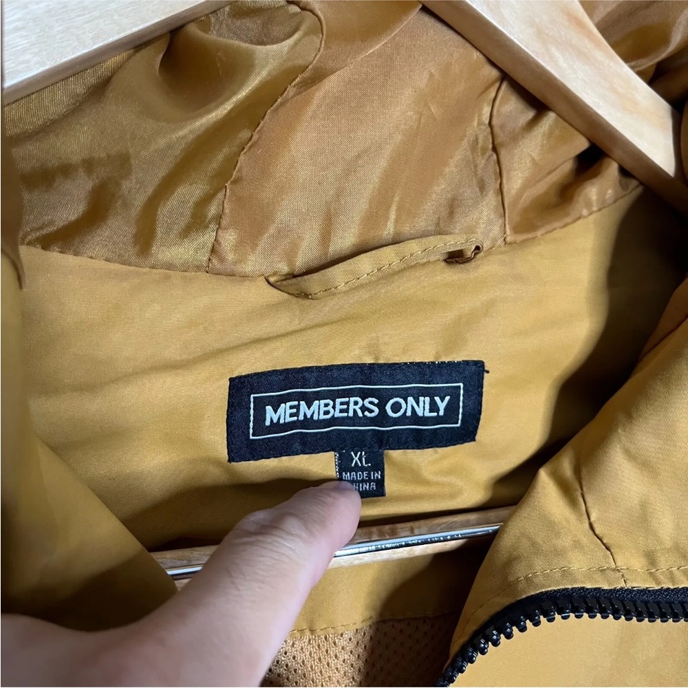 Members Only Pullover Windbreaker Jacket Mens Bro… - image 6
